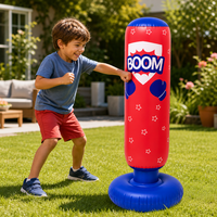 Sac de boxe gonflable en PVC pour enfants, rempli d'eau, 120 cm, pour entraînement sportif et de pression