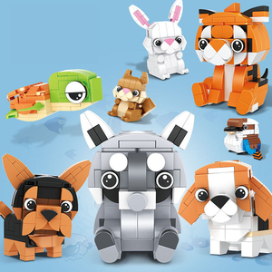 8 in 1 Cute Animal 3D Micro Mini Penguin Flamingo Owl Dog Cow Sea Lion Turtle Koala Rabbit <strong>Bird</strong> Toy Diy Building <strong>Brick</strong> Block Set - Product Image 5