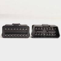 Connecteur de diagnostic automobile OBD-2-16P 16 broches, suivi GPS électronique, matériau PA66 noir, marque J&L, prix d'usine