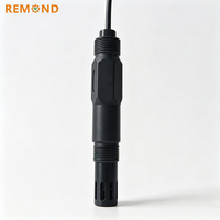 Capteur de conductivité numérique à quatre pôles en graphite REMOND RS485 Modbus 4-20mA EC TDS pour sonde PLC DCS qualité de l'eau industrielle