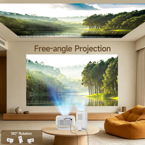 Projecteur Home Cinéma LCD 720P avec décodage 8K HY300 MAX Nouveau 400 ANSI Android 14 Mise au point automatique BT5.4 & WiFi 6 Portable - Product Image 5
