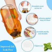 Etiquetas Personalizadas para Botellas de Vidrio Cuadradas de 100 ml a 1 L, Tapón de Rosca Hermético, Envases para Leche, Jugos y Bebidas