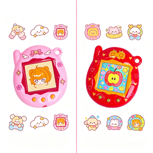 Porte-clés rotatif personnalisé <span class=keywords><strong>Tamagotchi</strong></span> Beat Game Console en acrylique, motif dessin animé, mignon, pour sac ou téléphone - Product Image 5