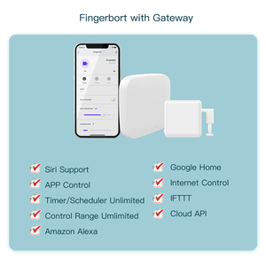 LangYeao Tuya Zigbee Smart Home Switch Fingerbot Bot Timer Control <span class=keywords><strong>Alexa</strong></span> & Google Assistant Compatible avec Hub - Product Image 4