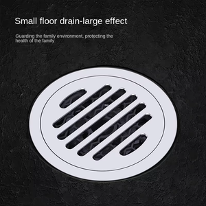 Siphon de sol moderne tout en cuivre pour la cuisine et la salle de bain Anti-odeur Anti-insecte Anti-blocage Anti-débordement pour la salle de douche - Product Image 4