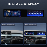 Autoradio Android 10 à double écran 21 pouces avec GPS 360 DSP Carplay pour BMW X5 E70 2014-2017