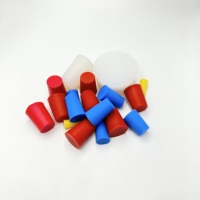 Bouchon en Silicone conique résistant aux hautes températures pour peinture en aérosol galvanoplastie écrou d'étanchéité de filetage d'oxydation de qualité médicale