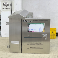 Boîte de commande industrielle en acier inoxydable IP65 armoire de commande extérieure électrique Plc de carte de distribution en métal