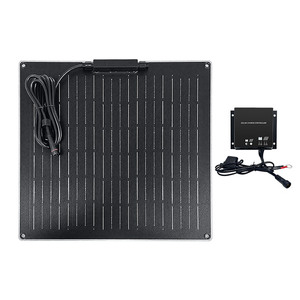 Panneau solaire semi-flexible 10W 20W 25W 30W ETFE <span class=keywords><strong>CPC</strong></span> avec kit contrôleur, mini module PV mono pour bateau et camping-car - Product Image 3