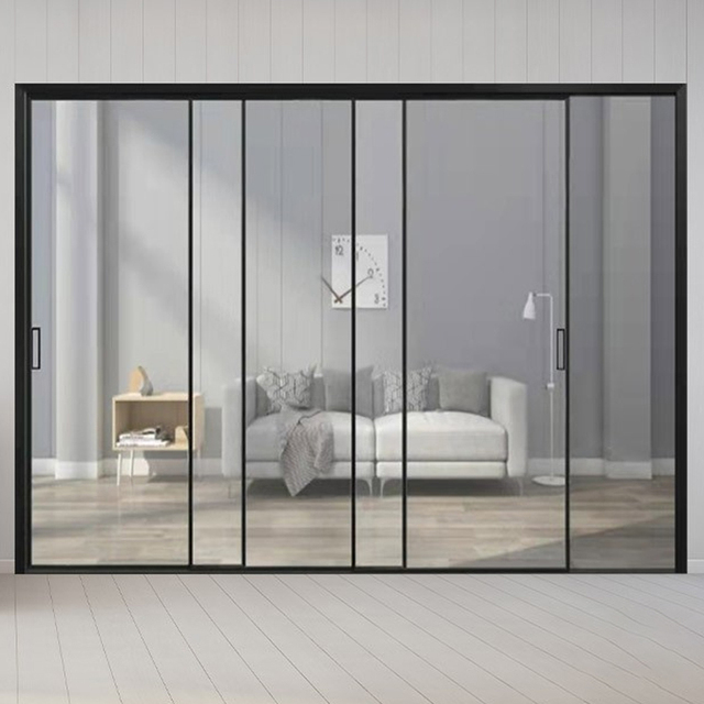 OUTUS Magnetic Levitation Automatic Sliding Door for Restaurant Switchable Dimming Glass Door Sliding Door