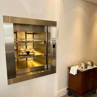 Mini Elevador de Alimentos Comercial para Cocina / Montaplatos con Tracción Eléctrica / Montaplatos Doméstico