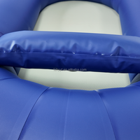 Kayak gonflable léger en PVC Hailebao, bateau escargot portable pour la pêche en lac, les divertissements aquatiques, les fêtes au bord de la piscine, 1 personne