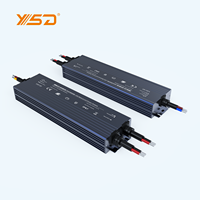 Alimentation LED YSD 500W étanche IP67 en aluminium, AC-DC simple 12V/24V, driver à tension constante, certifié CE ROHS BIS, garantie 5 ans