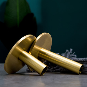 Maxery Christmas Solid <strong>Brass</strong> <strong>Candlesticks</strong> Ornaments to Wedding Decorations Gold Metal Candle Holders For Home Decor - Product Image 4