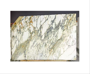 Dalle de marbre Calacatta Monet polie sur mesure, marbre blanc, décoration intérieure, table de salle à manger, cuisine - Product Image 1