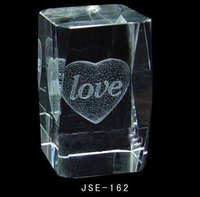 Máquina de grabado láser de regalo de cristal subsuperficial 3D de gran oferta para tienda en línea