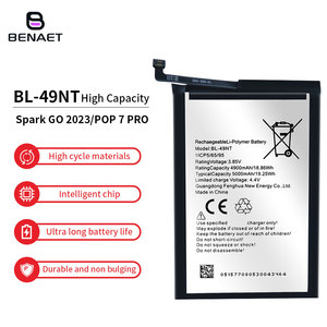 <span class=keywords><strong>Batterie</strong></span> de remplacement BL-49NT 5000 mAh pour Tecno BF6 BF7 BG6 Spark <span class=keywords><strong>Go</strong></span> 2023 2024 Pop 7 <span class=keywords><strong>Pro</strong></span> Pop 8 - Product Image 3