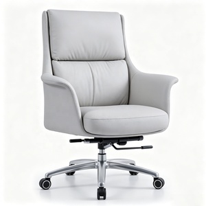 Silla Ejecutiva de Cuero Genuino: Comodidad Ergonómica, Ideal para Oficinas de Directores Ejecutivos y Salas de Juntas - Product Image 5
