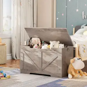 Wholesale White Vintage Wooden Storage Trunks Big Toy Storage Box Chest Toy Trunks Wood Chest Bench Coffee Table For Sale