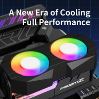 Gamer-X Dual PWM Fans CPU Cooler con disipador térmico de aluminio Computadora RAM y ventilador de refrigeración de memoria para aplicación de caja