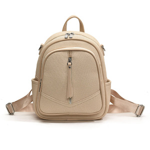 Women's <b>Large</b> Capacity PU Candy and Dopamine Color <b>Backpack</b> Fashionable Street Trend with Coin Purse Cross-Border New Arrival - Product Image 3