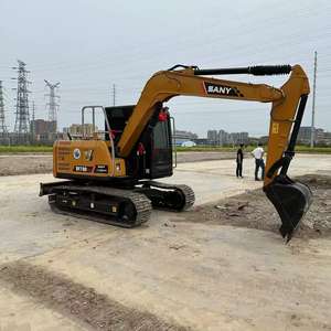 Excavatrice Sany 75 d'occasion en excellent état, modèle 2022, avec pompe moteur et engrenage - Prix bas, machines de chantier à vendre - Product Image 2