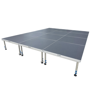 4x8ft Modular Aluminum <strong>Stage</strong> <strong>Platform</strong> with Plywood Surface Quick Lock for Event Rental Concert - Product Image 6