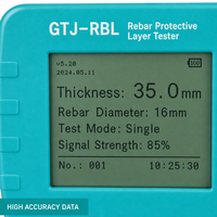 Comparador de Grietas de Alta Precisión FKY de 0.01 mm, Medidor Profesional de Ancho de Grietas en Paredes de Hormigón con 1 Año de Garantía, Protección IP65