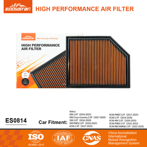 EDDYSTAR Nouveau filtre à air lavable haute performance spécifique au véhicule pour Volvo V60 V90 S90 XC60 XC90 ES0814 - Product Image 4