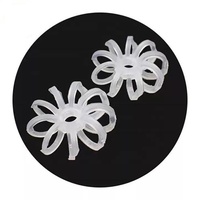 Anneau de rosette en plastique PP de 47 mm pour emballage aléatoire en tour, pour épurateur et traitement des gaz résiduels