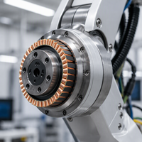 Moteur de cardan à rotor externe sans cadre de 14,9x6,25 mm, alésage 5 mm, 12 V, enroulement de 0,01 Nm, 850 tr/min, petit modèle pour bras robotique