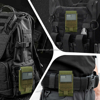 Kantong Ponsel Taktis Molle Kustom Tahan Air Tas Pinggang EDC Multi Ukuran Sarung Ponsel Perlengkapan Hiking Luar Ruangan