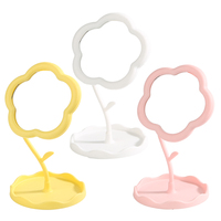 Miroir de maquillage personnalisé en forme de fleur pour table de chevet ou bureau – Vente en gros