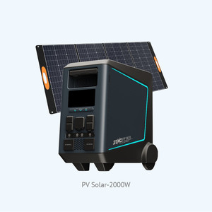 Meilleure station d'alimentation solaire domestique de 3600 watts, générateur solaire de 7200W, système de stockage d'énergie de 2400, 2000, 3600 watts, générateur solaire de 2400, 2000 - Product Image 1