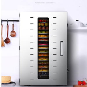 Sécheur de fruits à 16 étages, sécheur de fruits domestique, petit sécheur de fruits, dissolvant de haricots, déshydrateur d'aliments pour animaux de compagnie, machine de séchage à l'air, commercial - Product Image 2