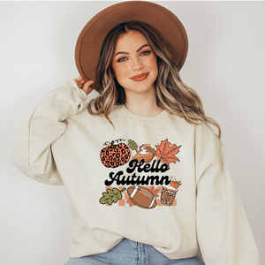 Nouveau rétro automne confortable saison bonjour automne épice décalcomanies Happy <span class=keywords><strong>Fall</strong></span> Yall DTF transfert autocollants prêt à appuyer pour sacs sweats à capuche - Product Image 6