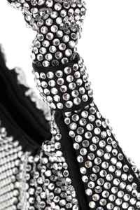 Bolso de diseñador de alta calidad JW Pei Mango arrugado Cristales negros Bolso de tela cubierto Cierre magnético Bolso Gabbi - Product Image 4