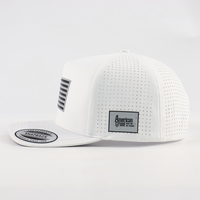 Waterdichte Premium Golf Sport Pet OEM Custom Reflecterende Print PVC Patch logo Hoge Kwaliteit Snel Droogende 5 Panel Baseball Cap voor Heren