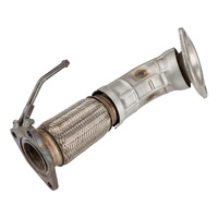 أنبوب عادم مرن EPA Euro 1-5 مع محول حفاز خلفي لهوندا أكورد 2.4 لتر 2008-2012 قطعتان 642118 6H28175