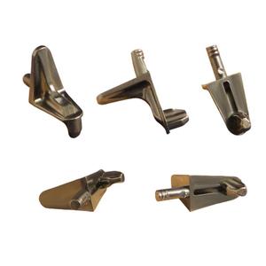 Support d'étagère en alliage à double bras de 3 mm pour cloisons de placard à fixer, supports de planches en bois mobiles, support de verre intégré pour - Product Image 2