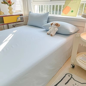 Lenzuolo Piatto OEM per Letto Singolo in Poliestere per Mamma e Bambino - Product Image 1