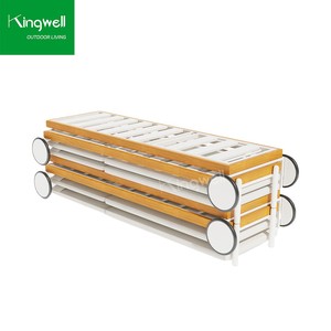 Chaise longue d'extérieur moderne en aluminium <span class=keywords><strong>blanc</strong></span> Mobilier <span class=keywords><strong>de</strong></span> piscine portable tout temps pour les bains <span class=keywords><strong>de</strong></span> <span class=keywords><strong>soleil</strong></span> Hôtel <span class=keywords><strong>design</strong></span> pliable - Product Image 4