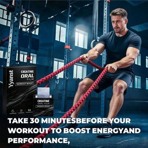 OEM/ODM Tiras Orales Veganas de Creatina Monohidrato para Hombres Adultos, Favorecen la Recuperación Muscular y el Control de Energía, Muestra Gratis - Product Image 4