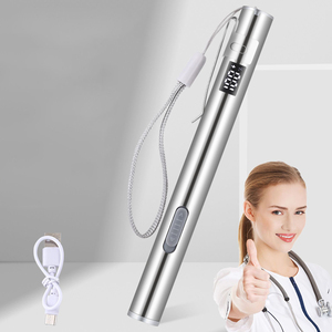 Lampe de poche médicale, stylo lumineux pour infirmière, jauge pupillaire, règle de division, lumière blanche USB, stylo lumineux LED, examen des yeux, médecin, ORL - Product Image 3