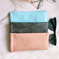 Étui de luxe avec logo personnalisé pour lunettes de soleil Pochette de rangement fermée automatique à ressort pour lunettes Porte-lunettes en cuir de qualité supérieure