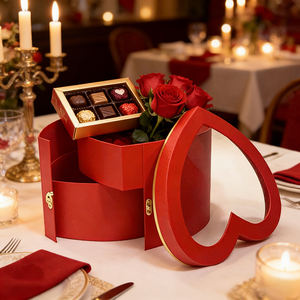 Boîtes cadeaux rigides en carton personnalisées avec logo, pour la Saint-Valentin, les anniversaires, la fête des mères, les fleurs - Product Image 3