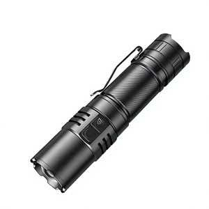 Lampe torche rechargeable WOSEN 2300 lumens en alliage d'aluminium avec zoom, étanche IP44, mise au point réglable, portée du faisceau 300-400 m, camping - Product Image 4