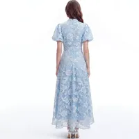 Robes décontractées en gros, rose, abricot, bleu, plusieurs tailles, fournisseur OEM ODM