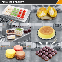 Mesin Unifiller Boul New Bakery Cake Transfer & Hopper Topper dengan Kompatibilitas Susu & Buah
