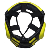 Vêtements de boxe professionnels en gros, protège-tête respirant, réglable, en cuir véritable, casque de sécurité personnalisable, protège-tête